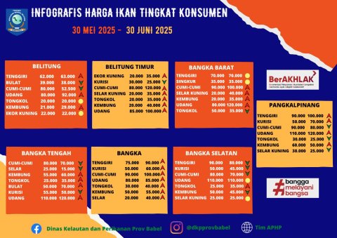 Harga Ikan Tingkat Konsumen Bulan Juni 2025